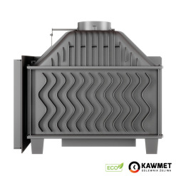 Каминная топка KAWMET W16 PB Black (13.5 kW) ECO. Фото 7