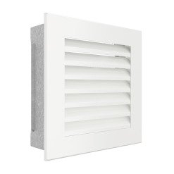 Вентиляційна решітка для каміна SAVEN Hide 17x17 біла. Фото 2