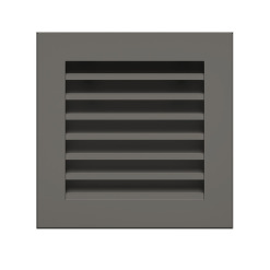 Вентиляционная решетка для камина SAVEN Hide 17x17 графитовая