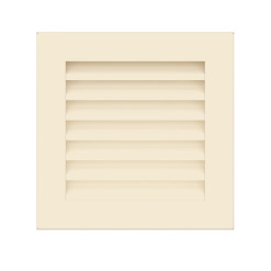 Вентиляционная решетка для камина SAVEN Hide 17x17 кремовая