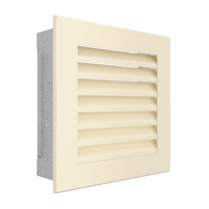 Вентиляційна решітка для каміна SAVEN Hide 17x17 кремова. Фото 2