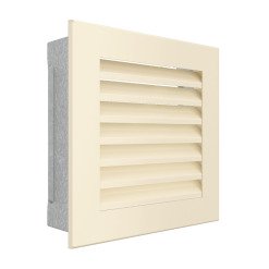 Вентиляційна решітка для каміна SAVEN Hide 17x17 кремова. Фото 2