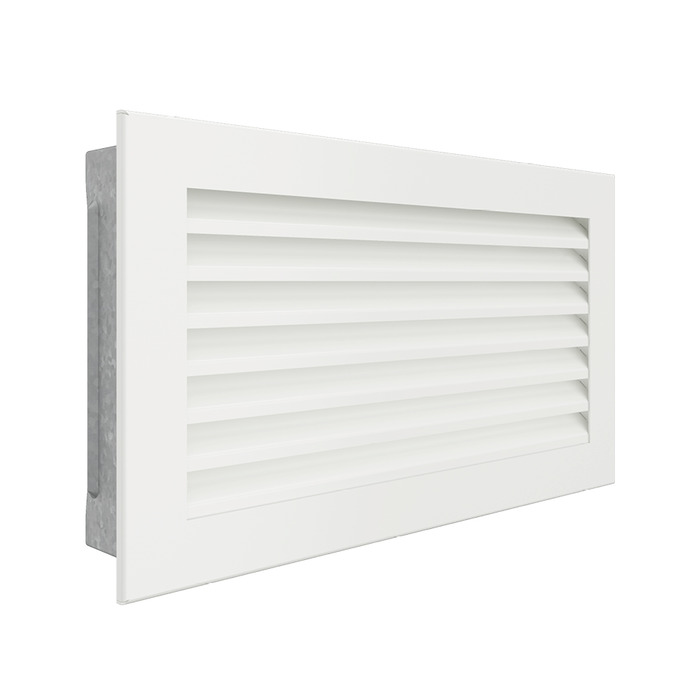 Вентиляционная решетка для камина SAVEN Hide 17x30 белая. Фото 2