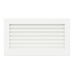 Вентиляционная решетка для камина SAVEN Hide 17x30 белая