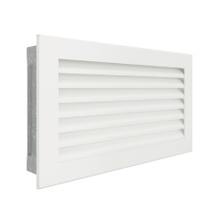 Вентиляционная решетка для камина SAVEN Hide 17x30 белая. Фото 2