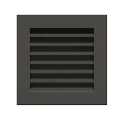 Вентиляционная решетка для камина SAVEN Hide 17x17 черная