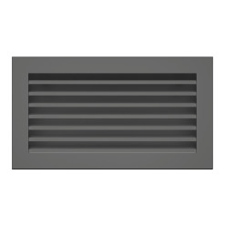Вентиляційна решітка для каміна SAVEN Hide 17x30 графітова