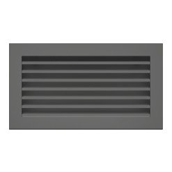 Вентиляційна решітка для каміна SAVEN Hide 17x30 графітова