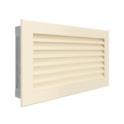 Вентиляційна решітка для каміна SAVEN Hide 17x30 кремова. Фото 2