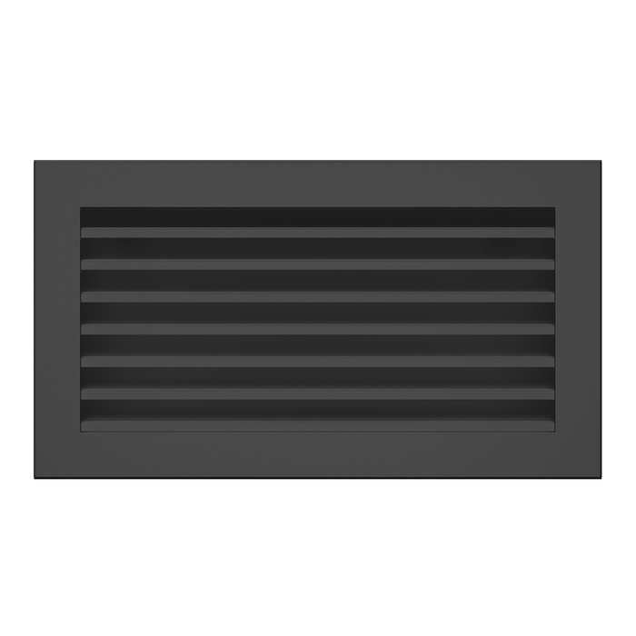 Вентиляційна решітка для каміна SAVEN Hide 17x30 чорна