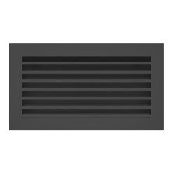 Вентиляційна решітка для каміна SAVEN Hide 17x30 чорна