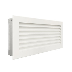 Вентиляційна решітка для каміна SAVEN Hide 17x37 біла. Фото 2