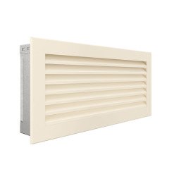 Вентиляційна решітка для каміна SAVEN Hide 17x37 кремова. Фото 2