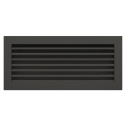 Вентиляционная решетка для камина SAVEN Hide 17x37 черная