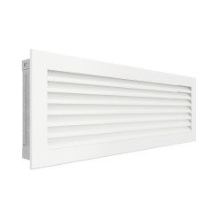 Вентиляційна решітка для каміна SAVEN Hide 17x49 біла. Фото 2