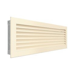 Вентиляційна решітка для каміна SAVEN Hide 17x49 кремова. Фото 2