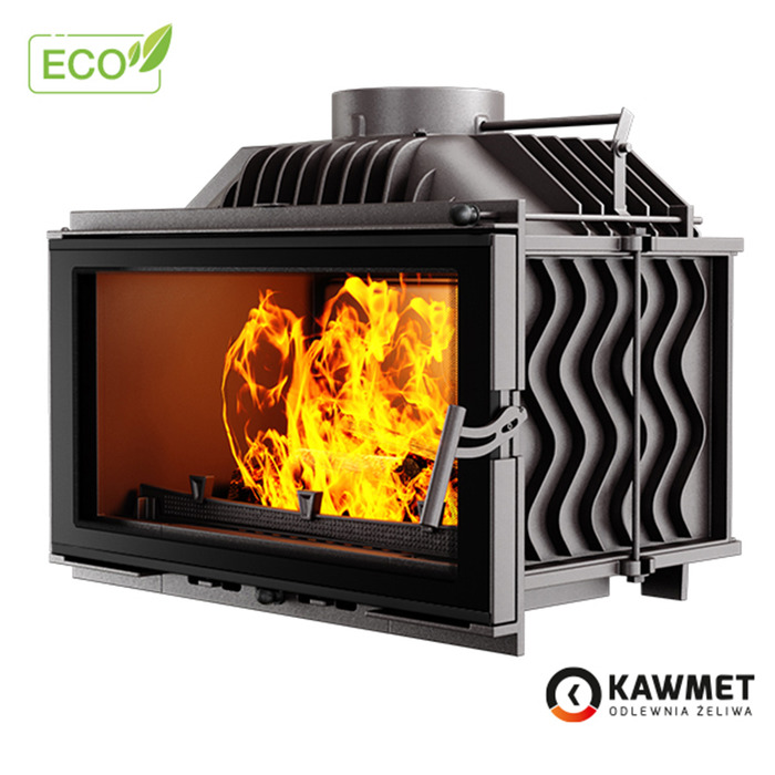 Каминная топка KAWMET W16 Black (9.4 kW) EСO. Фото 2