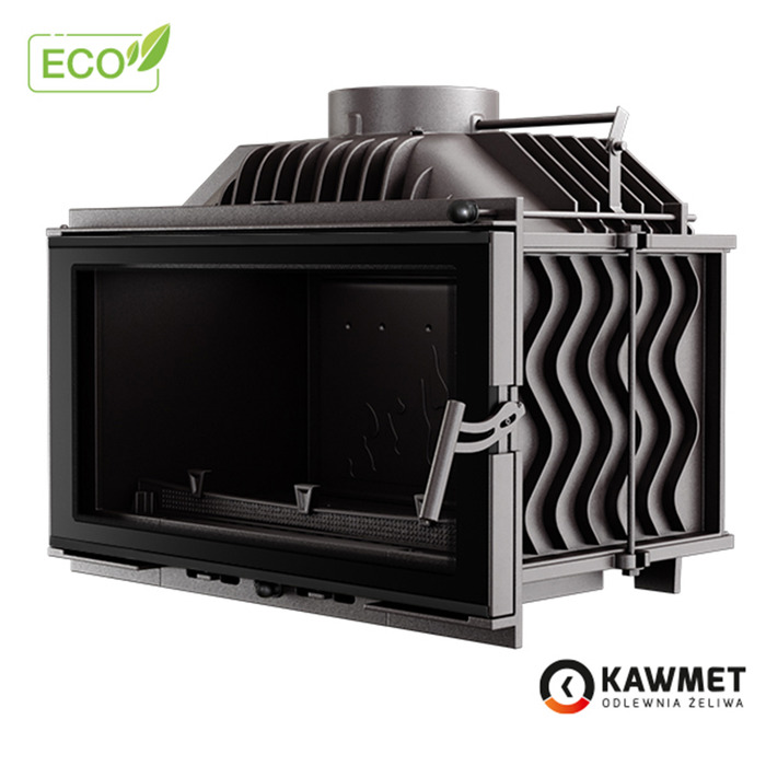 Каминная топка KAWMET W16 Black (9.4 kW) EСO. Фото 4