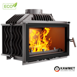 Каминная топка KAWMET W16 Black (9.4 kW) EСO. Фото 3