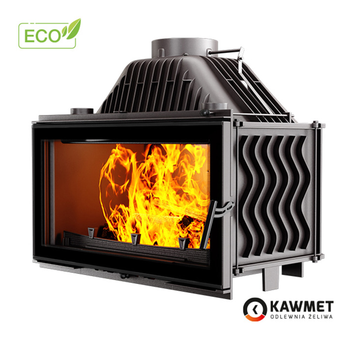 Каминная топка KAWMET W16 Black (13.5 kW) ECO. Фото 2