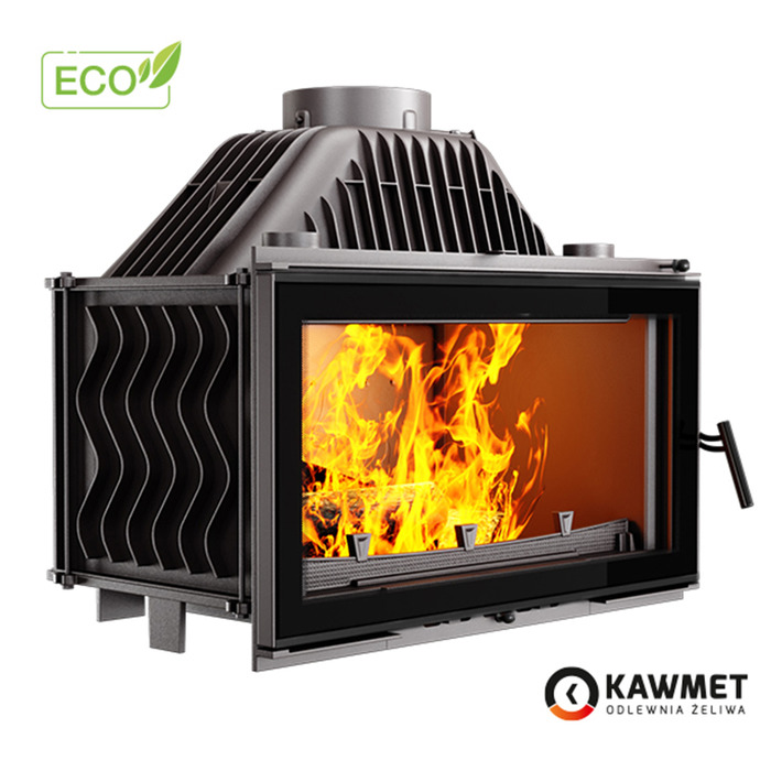 Каминная топка KAWMET W16 Black (13.5 kW) ECO. Фото 3