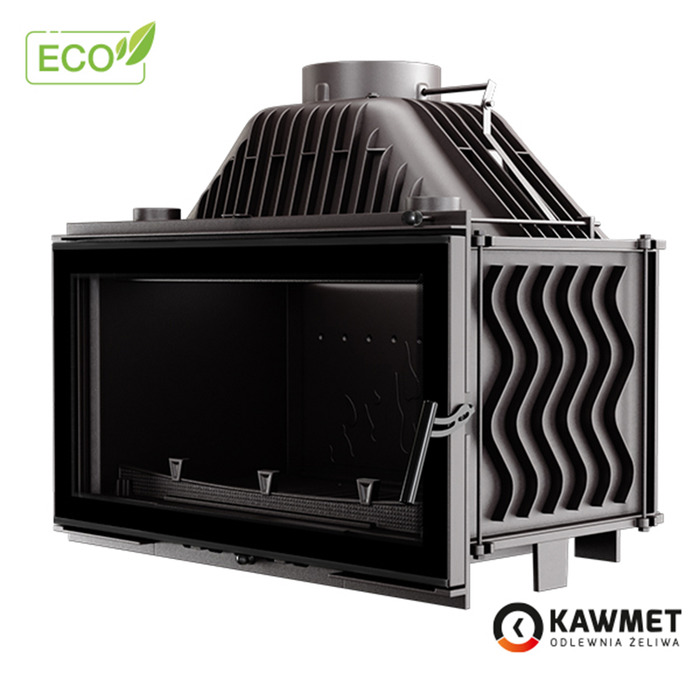 Каминная топка KAWMET W16 Black (13.5 kW) ECO. Фото 4