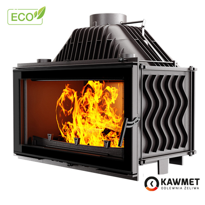 Каминная топка KAWMET W16 Black (16.3 kW) ECO. Фото 2