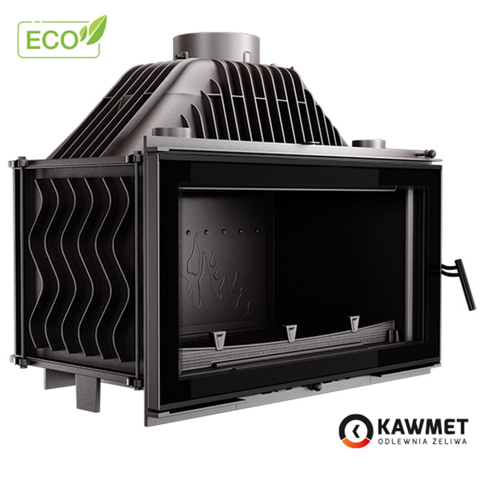 Каминная топка KAWMET W16 Black (16.3 kW) ECO. Фото 4