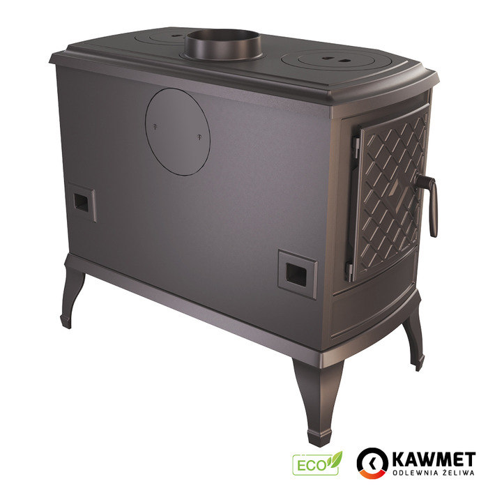 Чугунная печь с варочной поверхностью KAWMET P7 (10.5 kW) CookTop LB ECO. Фото 12