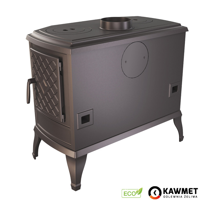 Чугунная печь с варочной поверхностью KAWMET P7 (10.5 kW) CookTop PB ECO. Фото 10