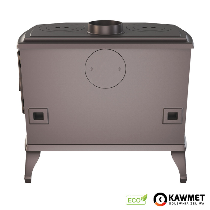 Чугунная печь с варочной поверхностью KAWMET P7 (10.5 kW) CookTop PB ECO. Фото 11