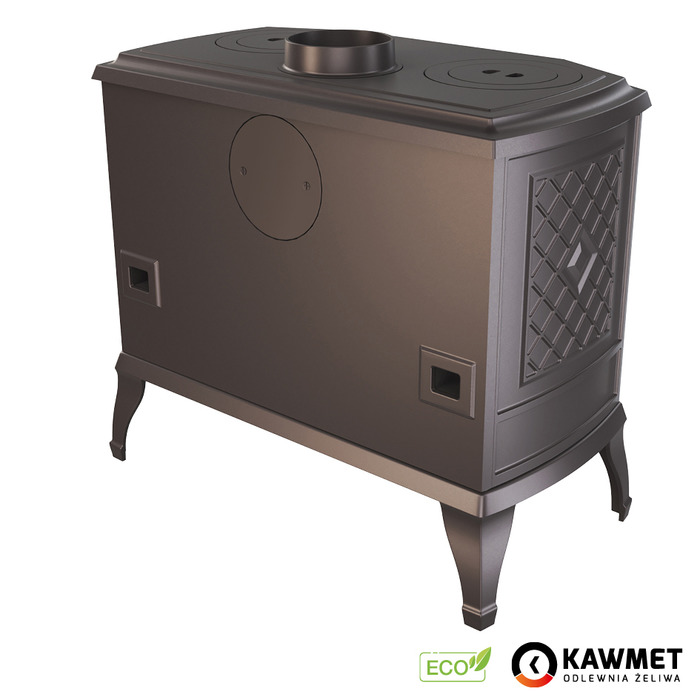 Чугунная печь с варочной поверхностью KAWMET P7 (10.5 kW) CookTop PB ECO. Фото 12