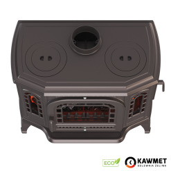 Чугунная печь с варочной поверхностью KAWMET P7 (10.5 kW) CookTop PB ECO. Фото 5