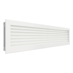 Вентиляционная решетка для камина SAVEN Hide 17x70 белая. Фото 2