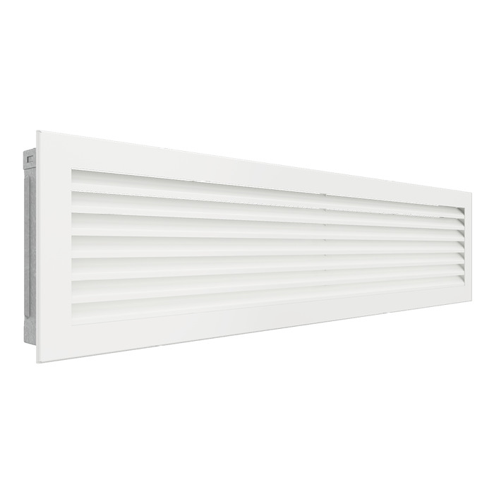 Вентиляційна решітка для каміна SAVEN Hide 17x70 біла. Фото 2
