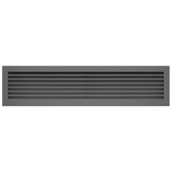 Вентиляционная решетка для камина SAVEN Hide 17x70 графитовая
