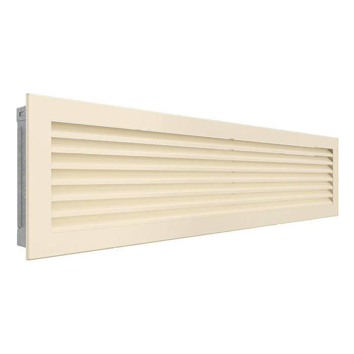 Вентиляційна решітка для каміна SAVEN Hide 17x70 кремова. Фото 2