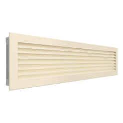 Вентиляційна решітка для каміна SAVEN Hide 17x70 кремова. Фото 2