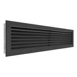 Вентиляційна решітка для каміна SAVEN Hide 17x70 чорна. Фото 2