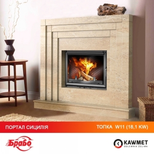 Каминная топка KAWMET W11 (18.1 kW). Фото 16