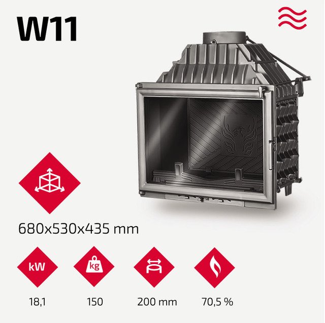 Камінна топка KAWMET W11 (18.1 kW). Фото 8
