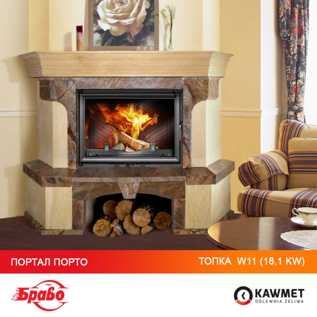 Каминная топка KAWMET W11 (18.1 kW). Фото 15