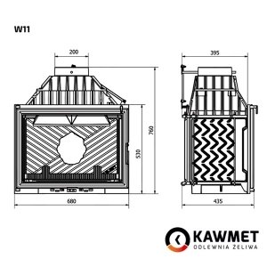 Камінна топка KAWMET W11 (18.1 kW). Фото 9