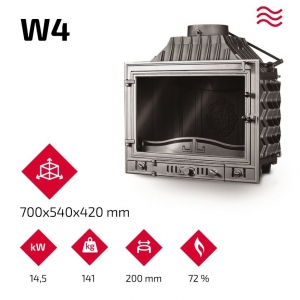 Каминная топка KAWMET W4 (14.5 kW). Фото 9