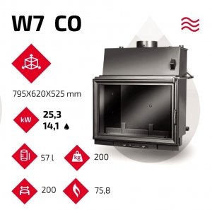 Камінна топка KAWMET W7 CO (25.3 kW). Фото 11