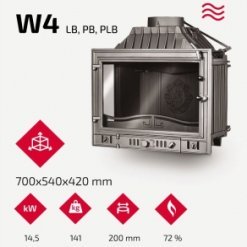 Камінна топка KAWMET W4 LB (14.5 kW). Фото 9
