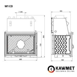 Камінна топка KAWMET W1 CO (18.7 kW). Фото 9