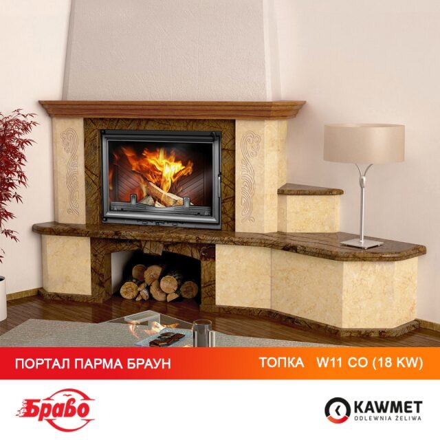 Каминная топка KAWMET W11 CO (18 kW). Фото 14