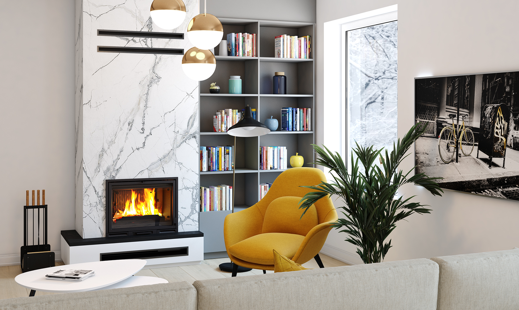 Камінна топка KAWMET Premium HERMES F23