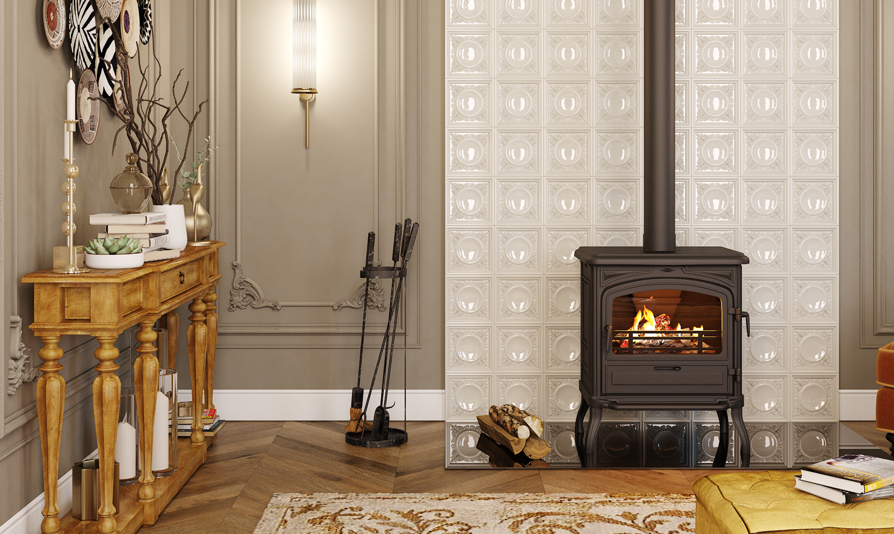 Чугунная печь KAWMET Premium EOS S13 ECO